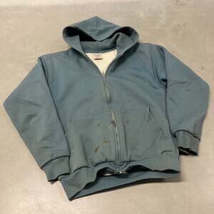 vintage y2k thrashed thermal lined hoodie